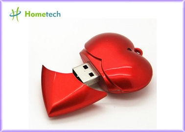 Πλαστική κόκκινη πλήρη απόδοση συσκευών αστραπιαίας σκέψης USB καρδιών USB 1GB/2GB/4GB