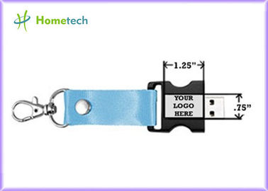Drive λάμψης κορδονιών USB μετάλλων USB 3.0 με το Drive ξύλινης, λάμψης Keychain