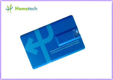Μπλε συσκευή αποθήκευσης πιστωτικών καρτών USB 2.0 τράπεζας, κάρτα Drive μανδρών