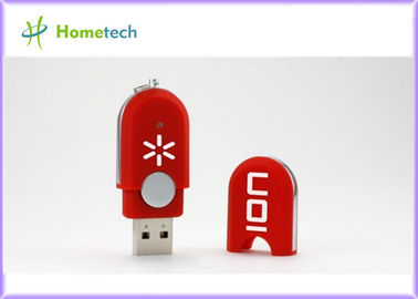 Κόκκινο πλαστικό USB ορθογώνιο Drive λάμψης υψηλής ταχύτητας 4GB 8GB για το σχολείο