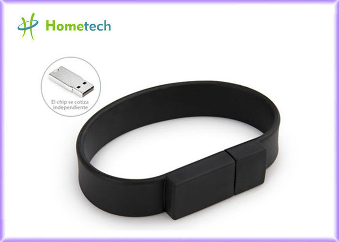 Drive 1 έτος Guarante λάμψης Wristband USB λαστιχένιων ζωνών βραχιολιών σιλικόνης
