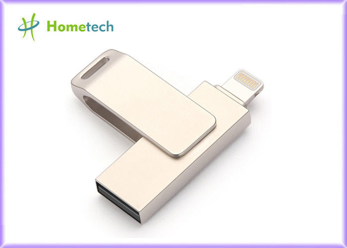Κινητά Drive λάμψης Drive τηλεφωνικής USB λάμψης υψηλής ταχύτητας/OTG USB για IPhone, ασημένιο χρώμα