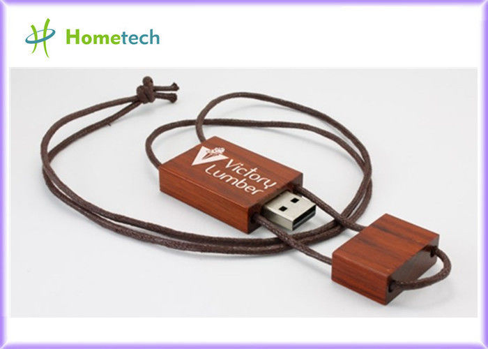 Μίνι ξύλινο USB Drive λάμψης Promo, Drive λάμψης λογότυπων USB εκτύπωσης λέιζερ 1GB/2GB USB