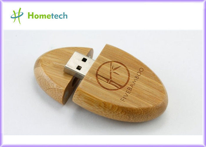 Ο ξύλινος USB δίσκος 2.0&amp; 3,0 λάμψης συνήθειας ξύλινη USB υποστήριξης φυσική κίνηση μανδρών μπαμπού με το κιβώτιο χαράσσει το λογότυπο