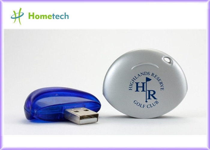 Drive λάμψης δώρων USB επιχείρησης, πλαστική μνήμη USB με το λογότυπο, φτηνό μπλε χρώμα Drive μανδρών 512MB