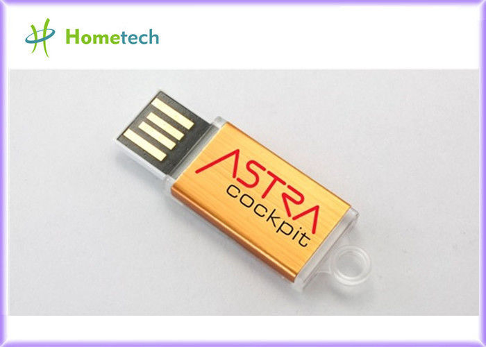 Πλαστικό USB χαρτικών γραφείων Drive λάμψης ορθογωνίων 4GB 8GB, USB 2.0