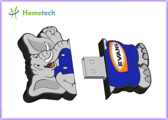 Drive μανδρών ελεφάντων USB κινούμενων σχεδίων, δίσκος λάμψης ελεφάντων USB κινούμενων σχεδίων