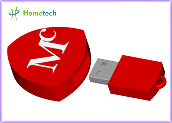 Δημοφιλής καρδιά-διαμορφωμένη μάνδρα κινούμενων σχεδίων USB, χαριτωμένο Drive μανδρών για την προωθητική πλήρη απόδοση 100%