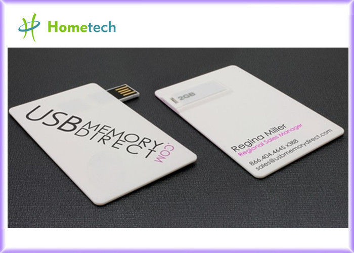 Πλήρη συσκευή αποθήκευσης πιστωτικών καρτών USB εκτύπωσης λογότυπων χρώματος/Drive λάμψης επαγγελματικών καρτών USB