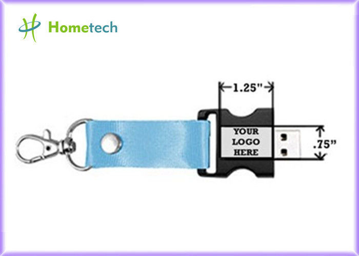 4GB/8GB Drive λάμψης κορδονιών USB, μπλε ραβδί Drive μανδρών μνήμης