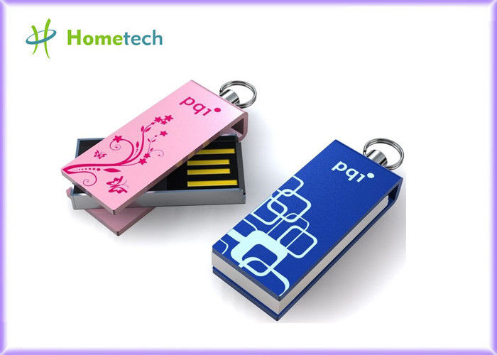 Μίνι ρόδινα ραβδιά συστροφής USB, χαραγμένα ραβδιά δώρων USB λογότυπων λέιζερ