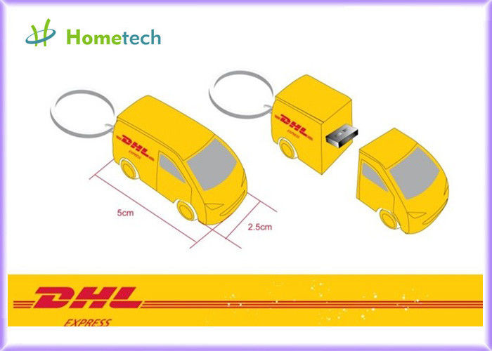 Το φορτηγό DHL κινούμενων σχεδίων προσάρμοσε το Drive λάμψης USB με τη μνήμη υψηλής ταχύτητας USB 4GB/8GB