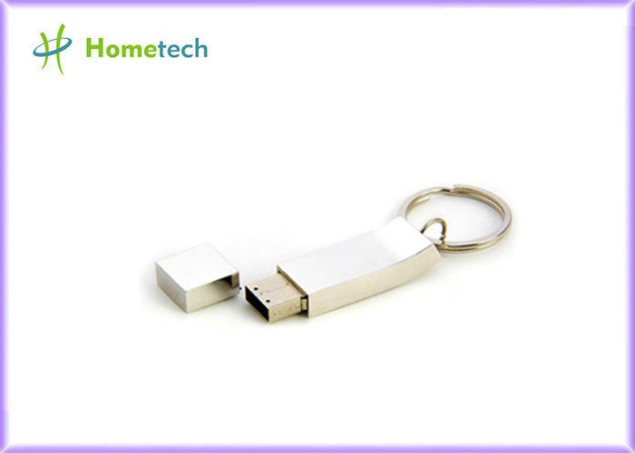 Ασημένιος τύπος διεπαφών Drive USB 2,0 αντίχειρων μετάλλων 16GB/32 ΜΒ για τα επιχειρησιακά δώρα σας