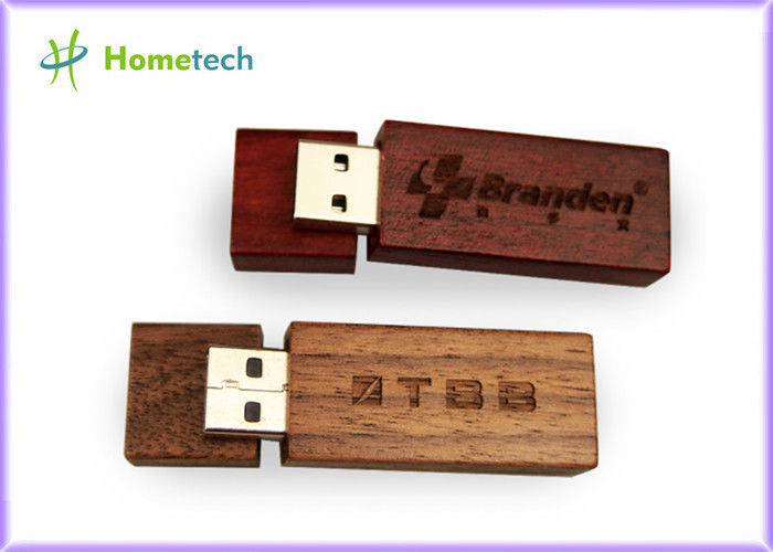 Ξύλινο USB λογότυπων συνήθειας Drive 32GB 4GB 8GB 16GB λάμψης μπαμπού για την έξυπνη συσκευή