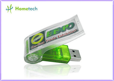 2GB/4GB πλαστικά ραβδιά συστροφής USB, συνήθεια Drive μανδρών στροφέων που τυπώνεται
