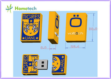 Μίνι TIGRES προσάρμοσε το Drive λάμψης USB 8GB/16GB, λογότυπο ομάδων ποδοσφαίρου 1GB/2GB