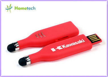 Drive λάμψης μανδρών USB αφής, κόκκινο ραβδί μνήμης υψηλής ικανότητας USB