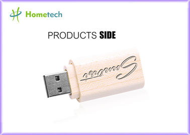 Αγορά Προσαρμοσμένα ξύλινα USB Drive λάμψης λογότυπων 4GB 8GB USB ραβδιά Pendrive ηλεκτρονική κατασκευή