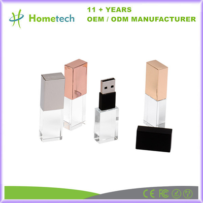 Αγορά Ταχύτατο γυάλινο κρυστάλλινο USB flash drive 8GB 16GB 4GB Διαφανές USB flash drive ηλεκτρονική κατασκευή