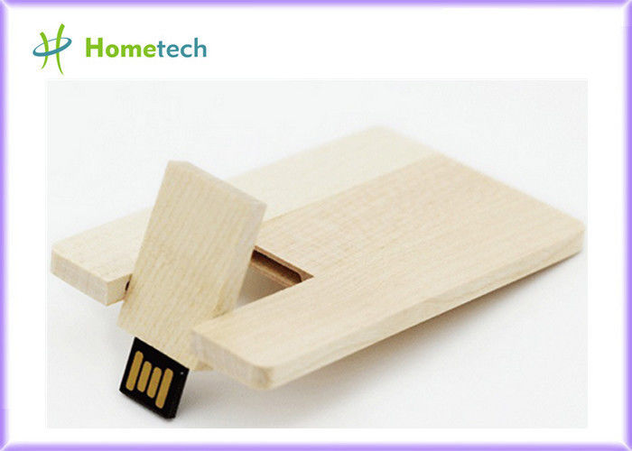 Ξύλινο ραβδί μνήμης Usb συσκευών αποθήκευσης πιστωτικών καρτών USB Drive μανδρών 8GB