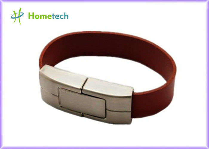 Δέρμα wristband εξατομικευμένο 32gb usb κίνηση 10-22mb 2,0 λάμψης/ταχύτητα του s
