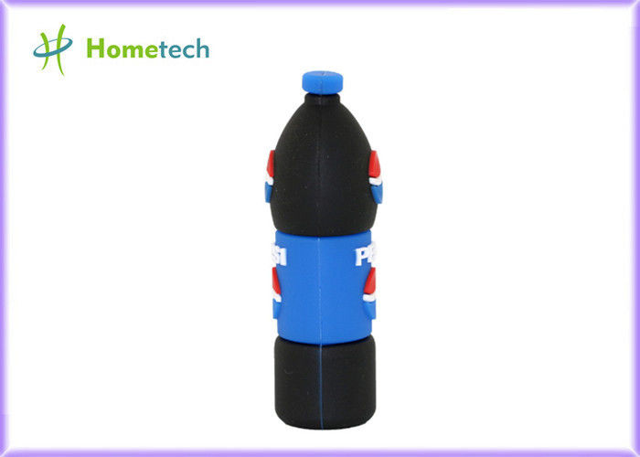 Το PVC μπουκαλιών της Pepsi προσάρμοσε το Drive λάμψης USB/εξατομικευμένο το δώρο ραβδί μνήμης Usb