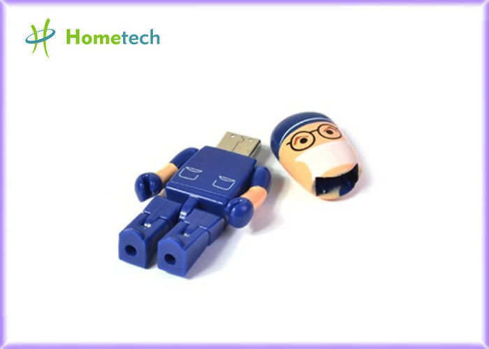 Ραβδί αστραπιαίας σκέψης Drive χαρακτήρα USB γιατρών κινούμενων σχεδίων μόδας 2.0 4GB