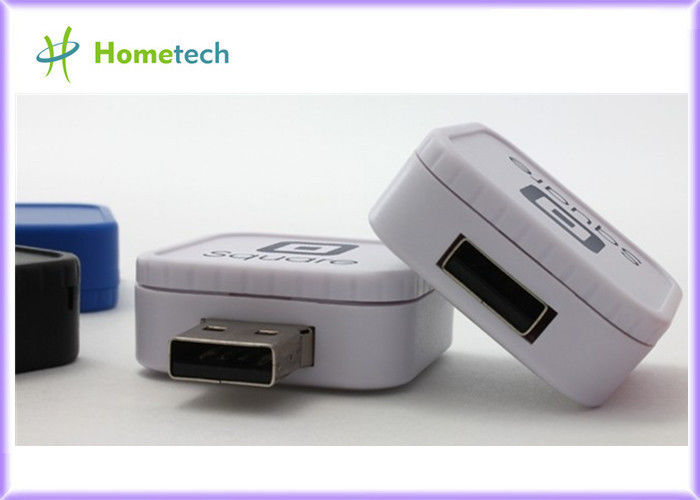 Τετραγωνικός μικροϋπολογιστής USB 2,0/3,0 Drive λάμψης στροφέων 2GB πλαστικός USB
