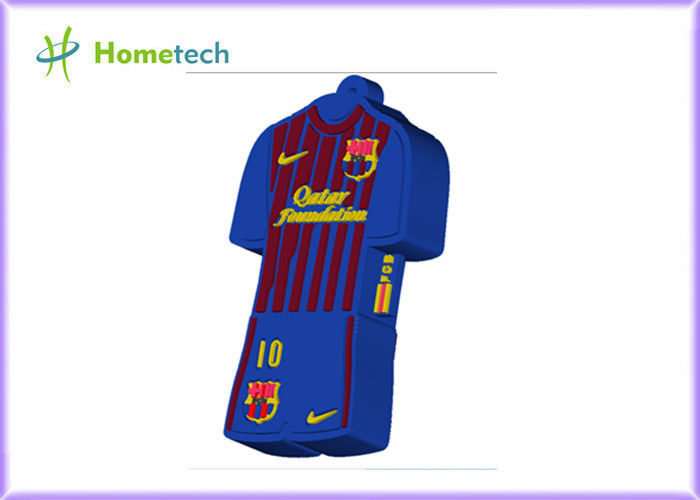 Προσαρμοσμένο Drive λάμψης πουκάμισων USB πόλο της Βαρκελώνης Messi μνήμης USB 2GB 4GB 8GB 16GB