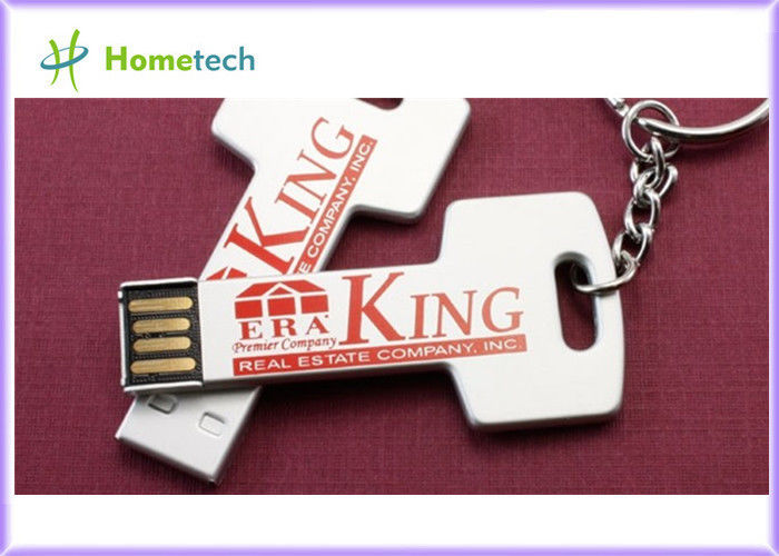 Βασική μορφή USB μετάλλων με την εκτύπωση λογότυπων συνήθειας 1GB, 2GB, 4GB