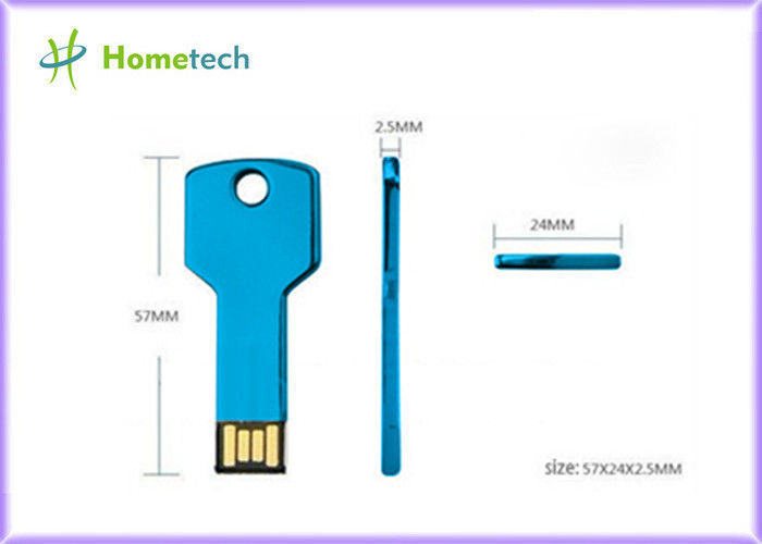 Αλουμίνιο διαμορφωμένο κλειδί USB