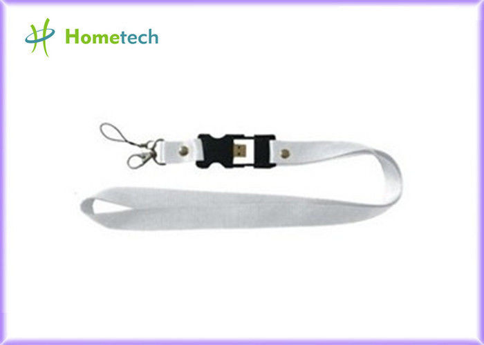 Η άσπρη πλαστική λάμψη κορδονιών USB/Drive αντίχειρων USB 2GB 4GB 8GB