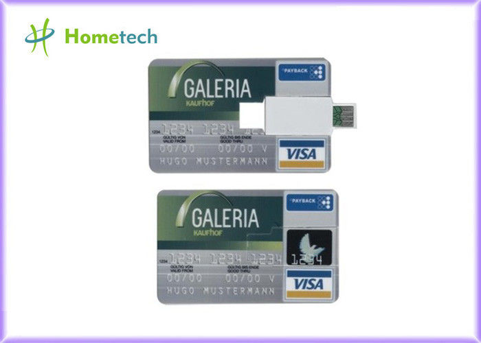 Προσαρμοσμένη συσκευή αποθήκευσης πιστωτικών καρτών USB, 8GB δίσκος καρτών USB Memeory