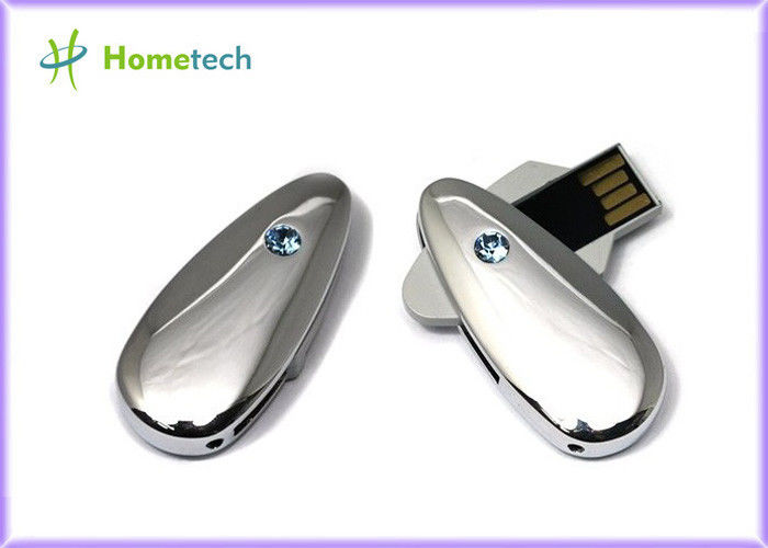 Ραβδιά συστροφής USB μετάλλων/κρυστάλλου, χαραγμένα 4G 8G ραβδιά δώρων USB