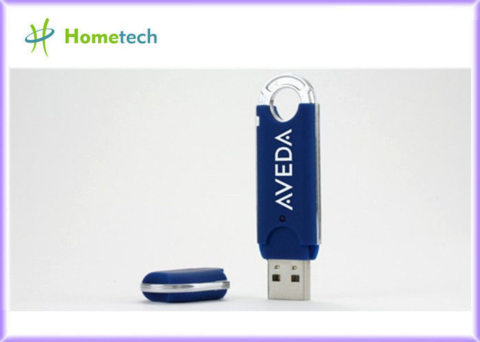 Μπλε προσαρμοσμένο πλαστικό Drive λάμψης USB 2GB/4GB/8GB flashdrives
