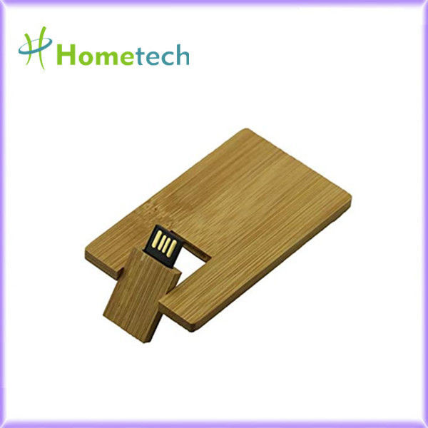 Το ανθρακωμένο ξύλινο USB μπαμπού λογότυπο Drive λάμψης καρτών 16GB χάραξε το ξύλινο Drive λάμψης USB 64 ΜΒ 2tb