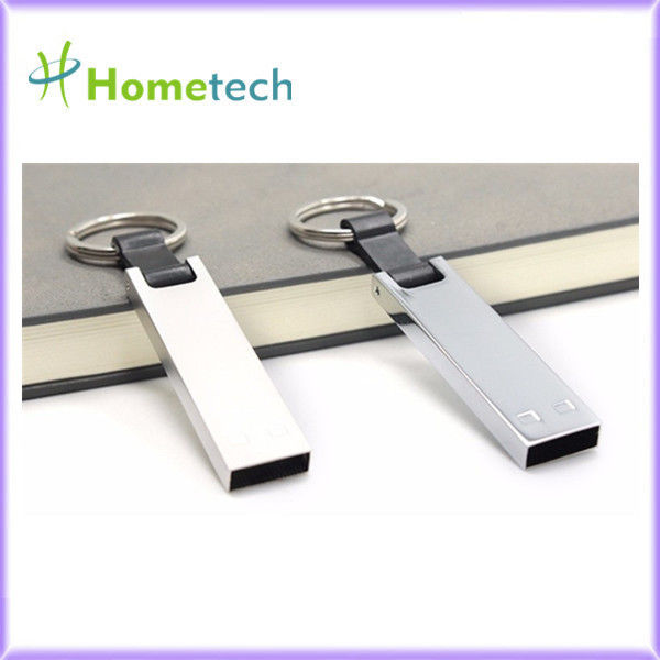 Αδιάβροχη USB κίνηση 64 λάμψης υψηλής ταχύτητας ραβδί μνήμης μετάλλων USB της FCC 15MB/S αντίχειρων 128GB ΜΒ με Keyholder