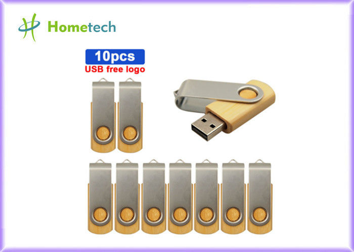 USB 2,0 ξύλινη USB 3,0 μετάλλων υψηλή ταχύτητα προσαρμοσμένο λογότυπο Eco ραβδιών μπαμπού φιλικό