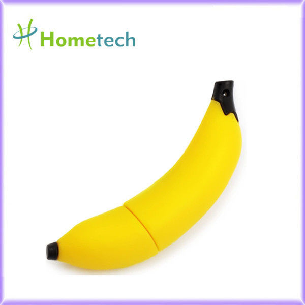 Χαριτωμένη μπανάνα Drive 4GB 8GB λάμψης σχεδίου USB 2,0 φρούτων που διαμορφώνεται για το προωθητικό δώρο