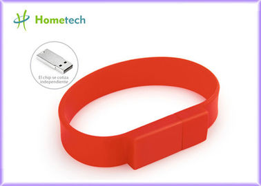 Drive 4GB Λ 220mm Χ W 18mm Χ Δ 8mm λάμψης Usb βραχιολιών σιλικόνης συνήθειας