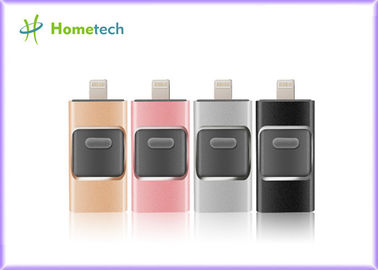 Κινητό Drive τηλεφωνικής USB λάμψης για IOS/αρρενωπός, εύκολο Drive ι με το υλικό κραμάτων αργιλίου