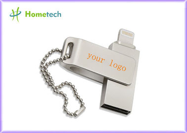 Κινητά Drive λάμψης Drive τηλεφωνικής USB λάμψης υψηλής ταχύτητας/OTG USB για IPhone, ασημένιο χρώμα