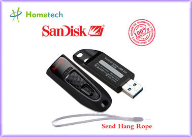 100% αρχικό SanDisk CZ48 USB 3,0 Drive 64gb λάμψης με την προστασία κωδικού πρόσβασης, μαύρο χρώμα