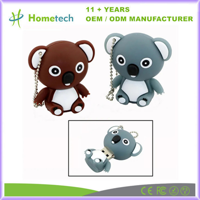Κοάλα 3D 32GB Προσαρμοσμένο USB Flash Drive Δώρα Pen Drive Προσαρμοσμένο PVC USB Stick