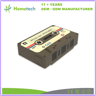 Φορητό USB Flash Drive 16GB USB Memory Stick με κουτί δώρου σε σχήμα κασέτας ήχου