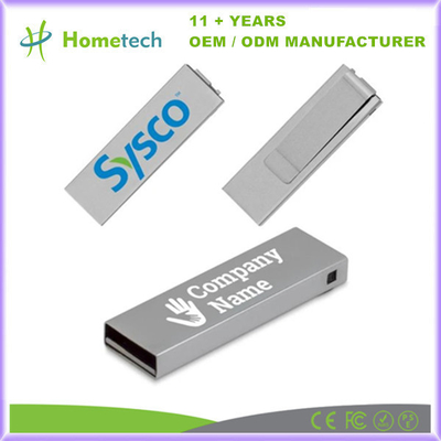 2.0/3.0 USB Flash Drive 8GB 16GB 32GB 64GB 128GB Μίνι Pendrive Μεταλλικό Clip Memory Stick