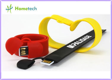 Μοντέρνη μαζική 4gb USB λάμψης Wristband USB ραπισμάτων σιλικόνης μνήμη Drive λάμψης Drive