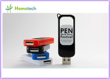 Ζωηρόχρωμα πλαστικά Drive λάμψης USB με την εκτύπωση λογότυπων του πελάτη