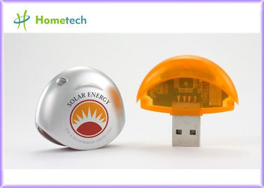 Πλαστική USB κύκλων μνήμη μορφής 8GB/δίσκος λάμψης USB 1.1 στα παράθυρα OS