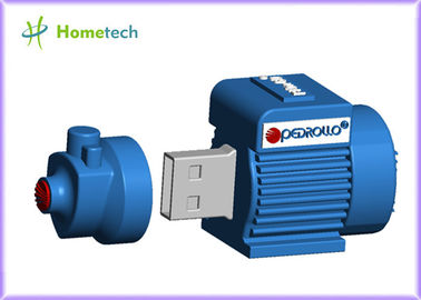 Τα μπλε αρχικά 8GB εξατομικευμένα Drive λάμψης USB κερδίζουν μέσα, Mac 9.0, Linux 2.4